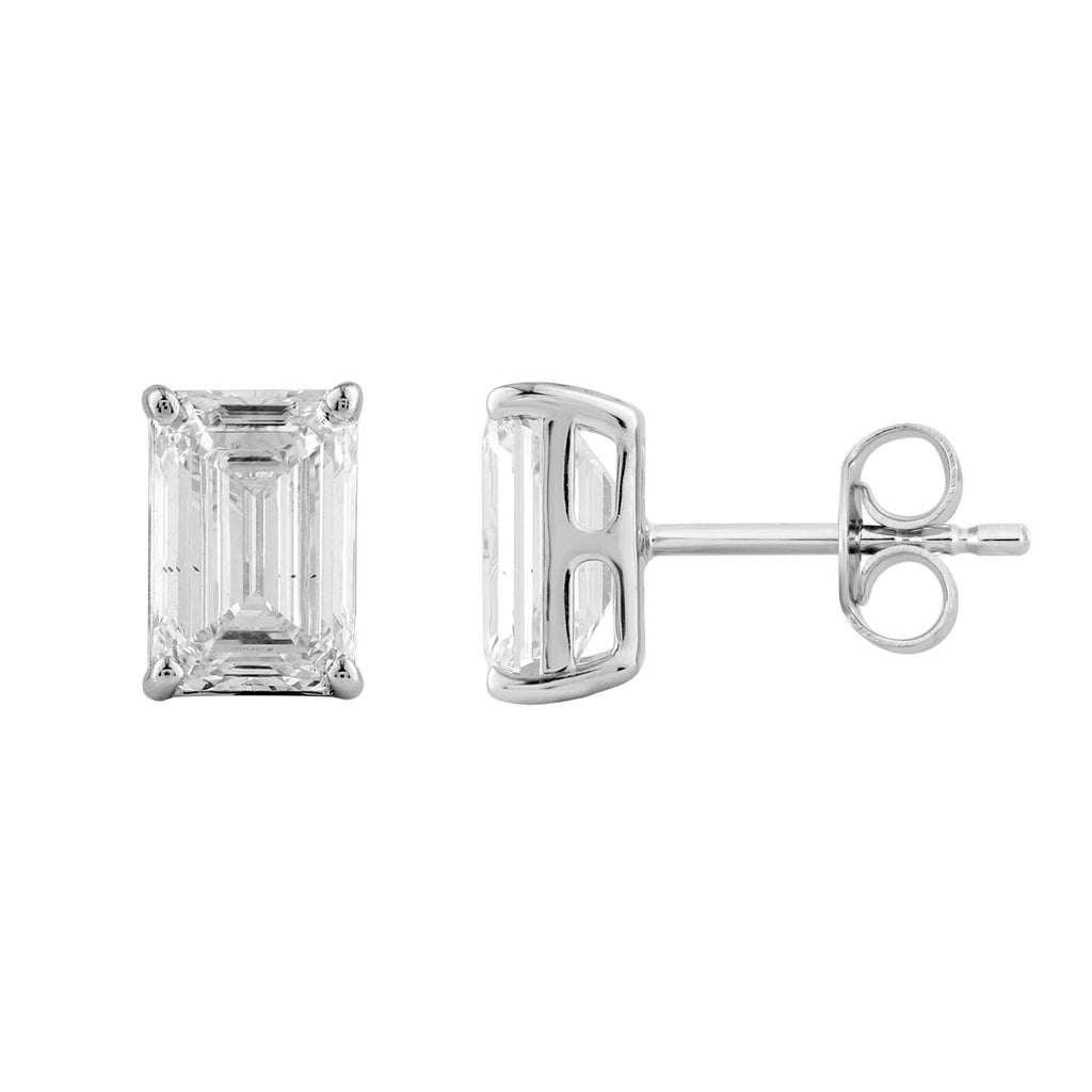 Emerald Stud Earrings