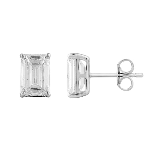 Emerald Stud Earrings