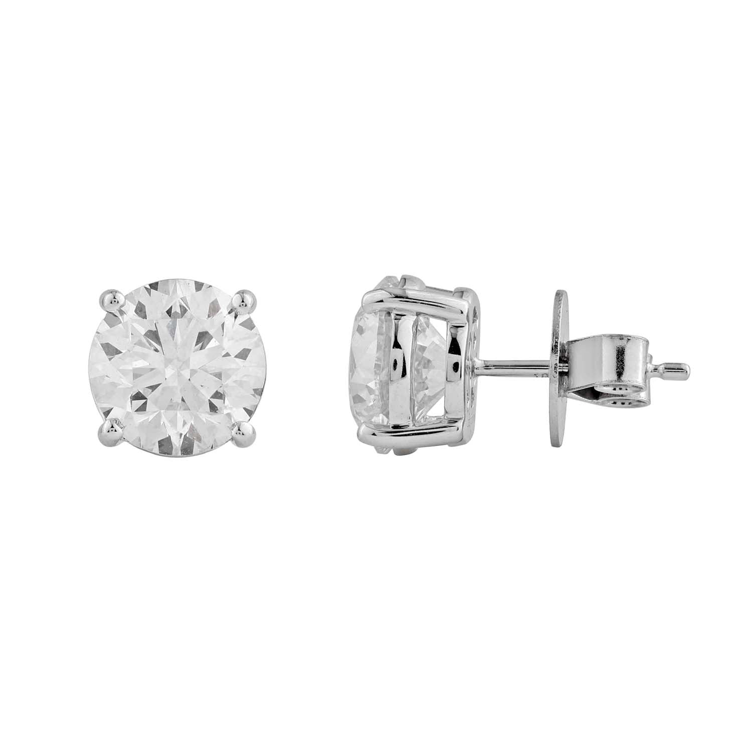 Round Stud Earrings