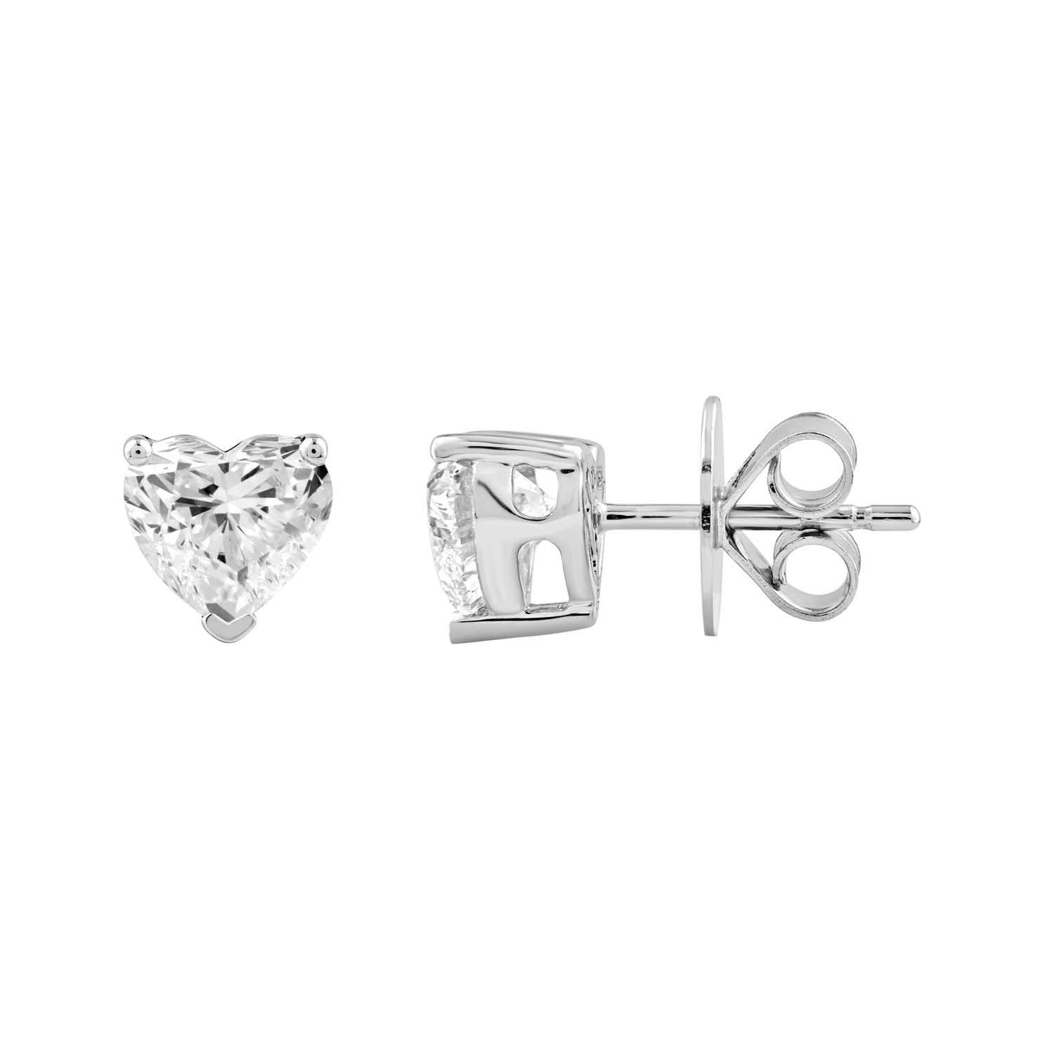 Heart Stud Earrings
